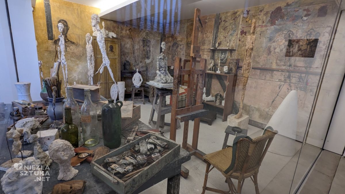 Relacja z Paryża, Alberto Giacometti, pracownia artysty, Paryż, wystawy w Paryżu, muzea w Paryżu, sztuka francuska, niezła sztuka