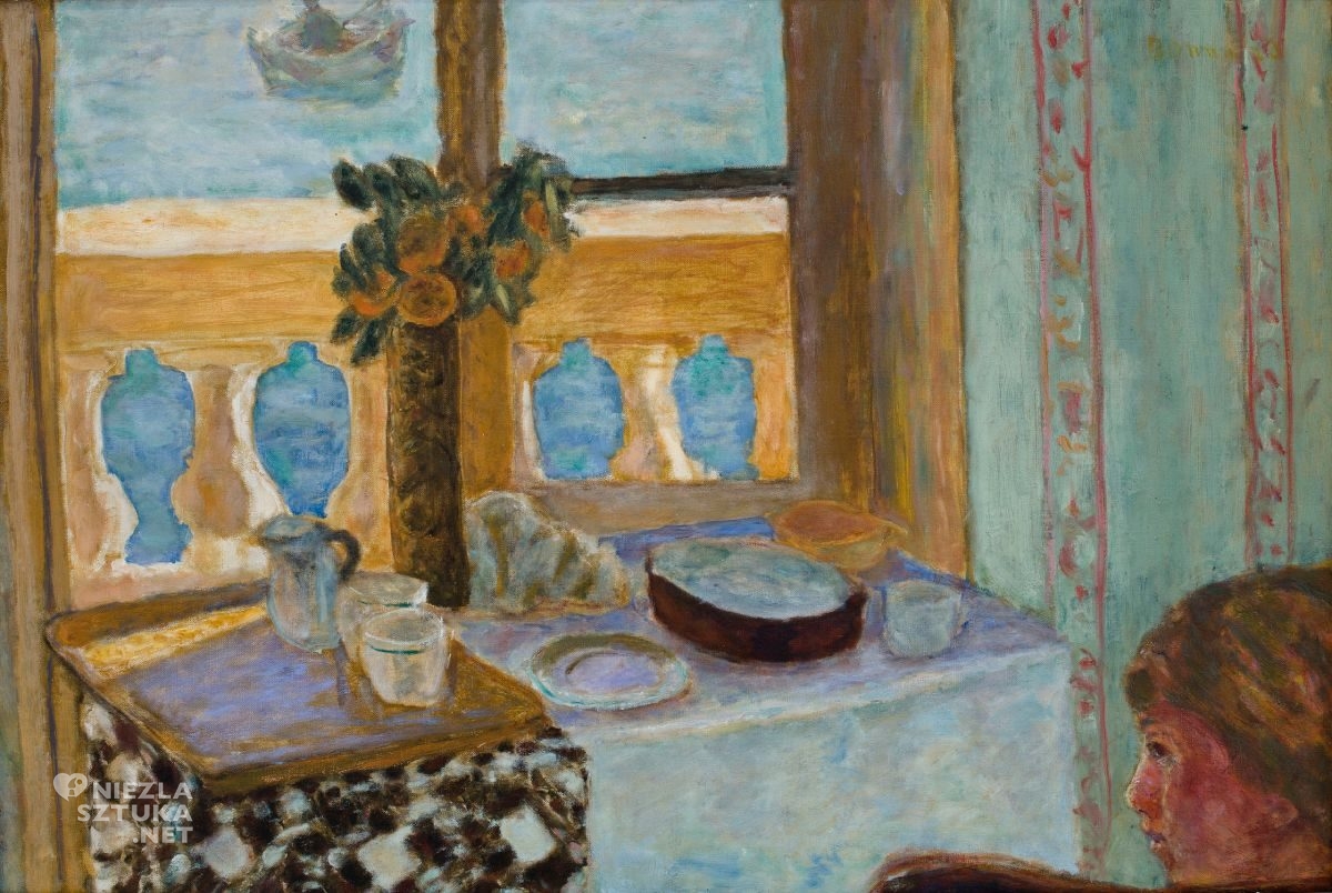Pierre Bonnard, Wnętrze z balkonem, sztuka francuska, Niezła Sztuka