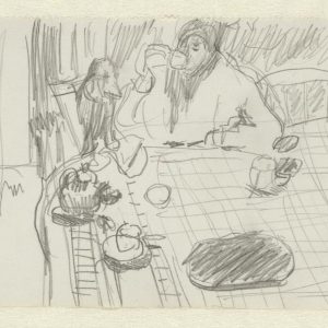 Pierre Bonnard, szkic, Kawa, sztuka francuska, Niezła Sztuka