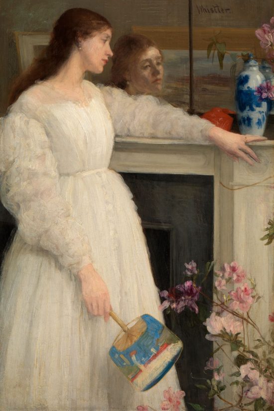 James McNeil Whistler, Symfonia w bieli, nr 2, detal, Japonia, Niezła Sztuka