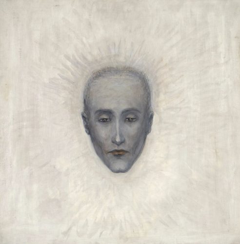 Florine Stettheimer, Portrait of Marcel Duchamp, sztuka współczesna, olej, płótno, niezła sztuka