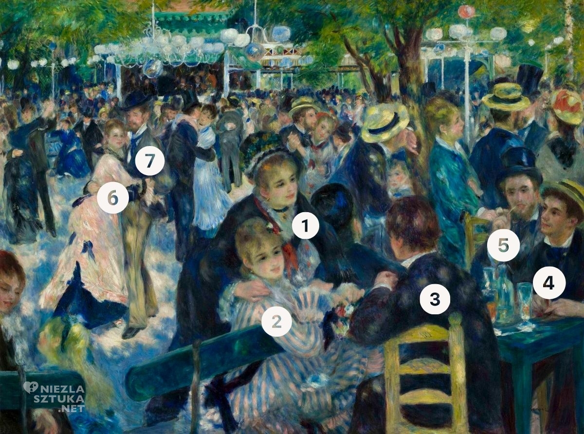 Auguste Renoir, Bal du moulin de la Galette, impresjonizm, Niezła Sztuka