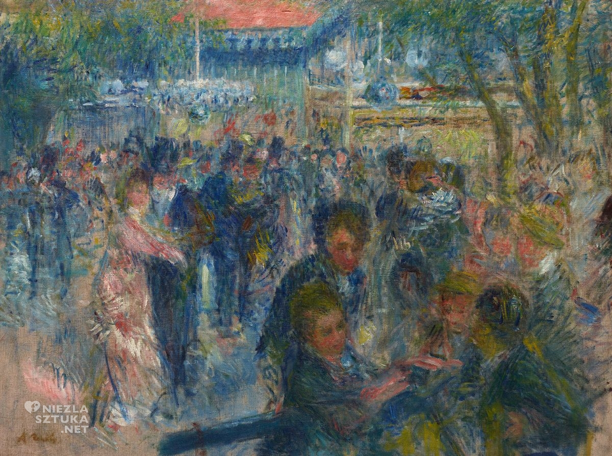 Auguste Renoir, Bal du moulin de la Galette, sketch, impresjonizm, Niezła Sztuka