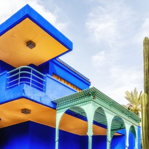 Museum Yves Saint Laurent, Marrakesz, Majorelle Garden, fotografia, zdjęcie, niezła sztuka