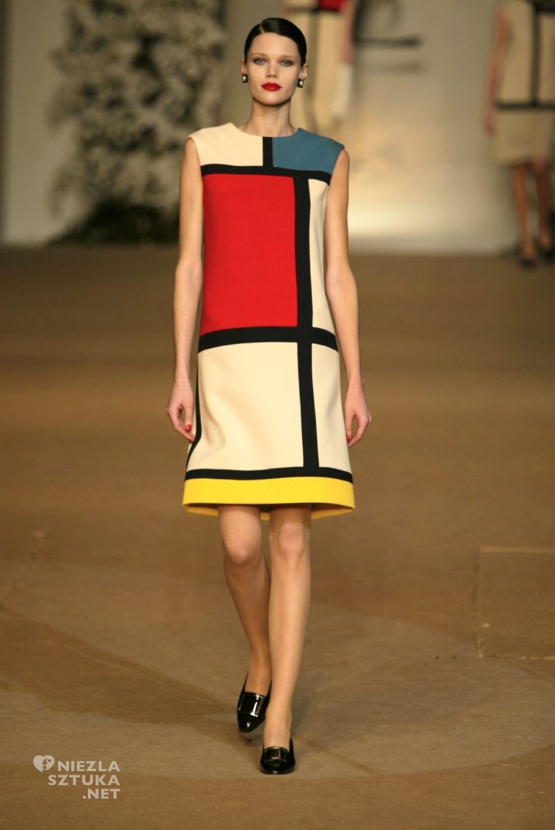 Yves Saint Laurent, Diana Gaertner, Centre Pompidou, kolekcja jesień-zima 1965, haute couture, Paryż, niezła sztuka