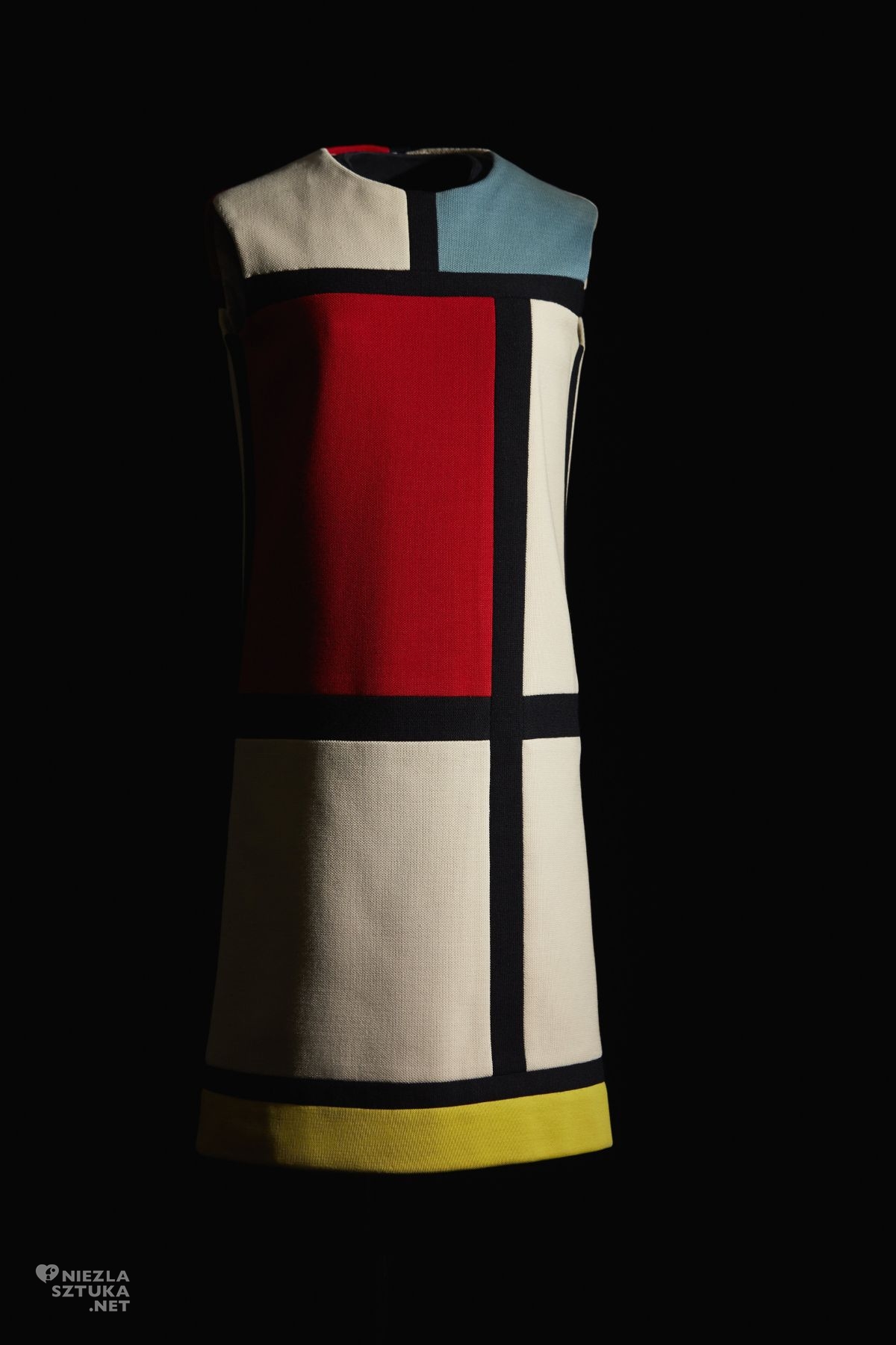 Yves Saint Laurent, kolekcja jesień-zima 1965,, haute couture, Paryż, niezła sztuka