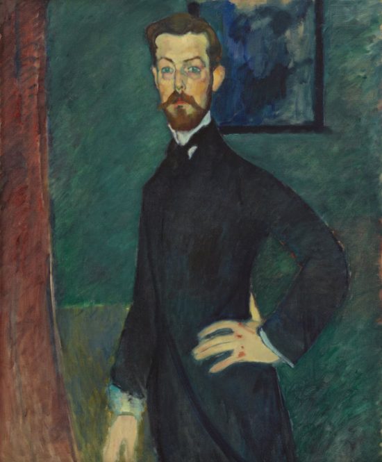 Amedeo Modigliani, portret, Paul Alexandre, Tokyo Fuji Art Museum, Japonia, ekspresjonizm, olej, płótno, niezła sztuka