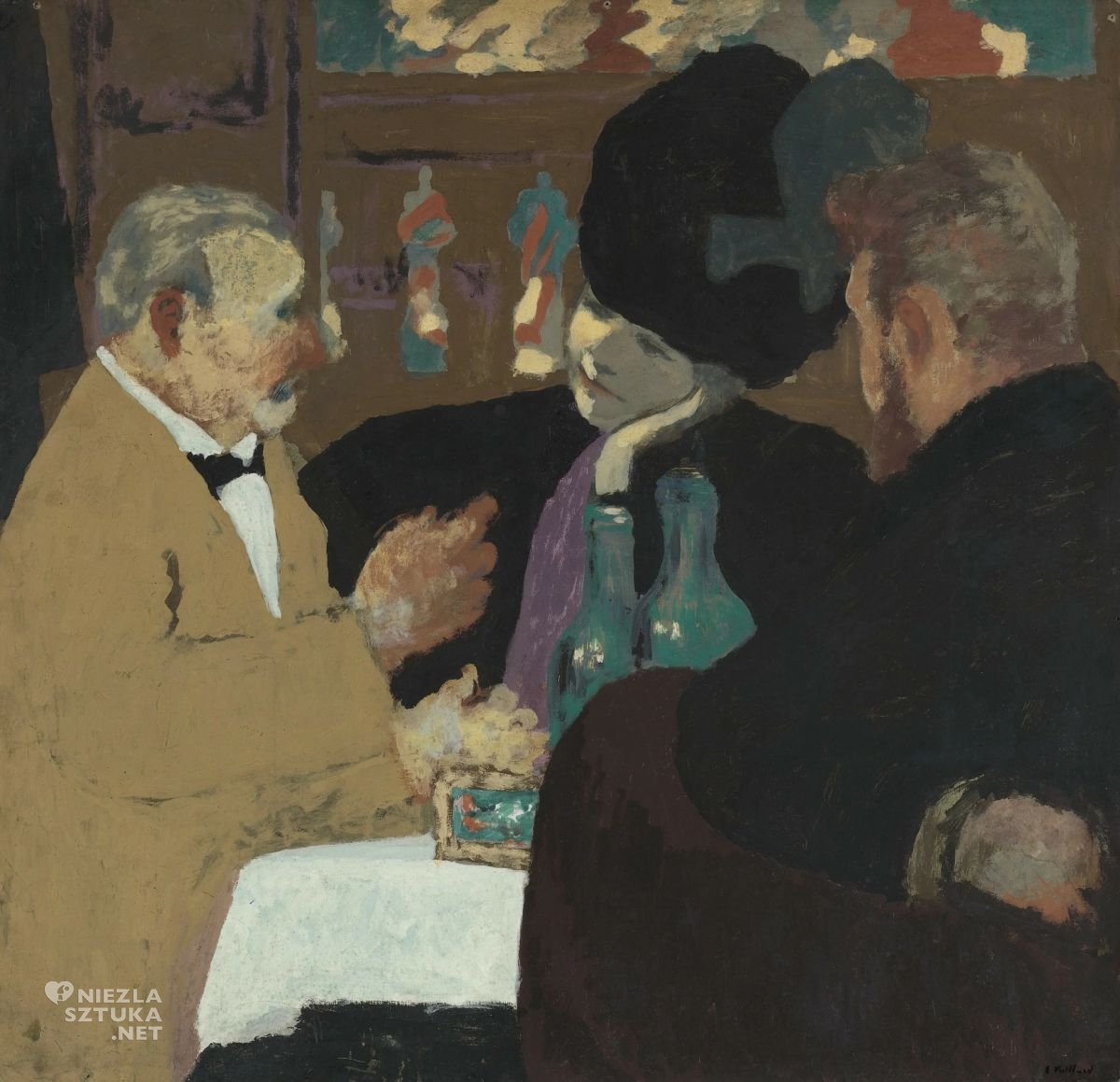 Edouard Vuillard, Kawiarnia, obraz, sztuka, niezła sztuka