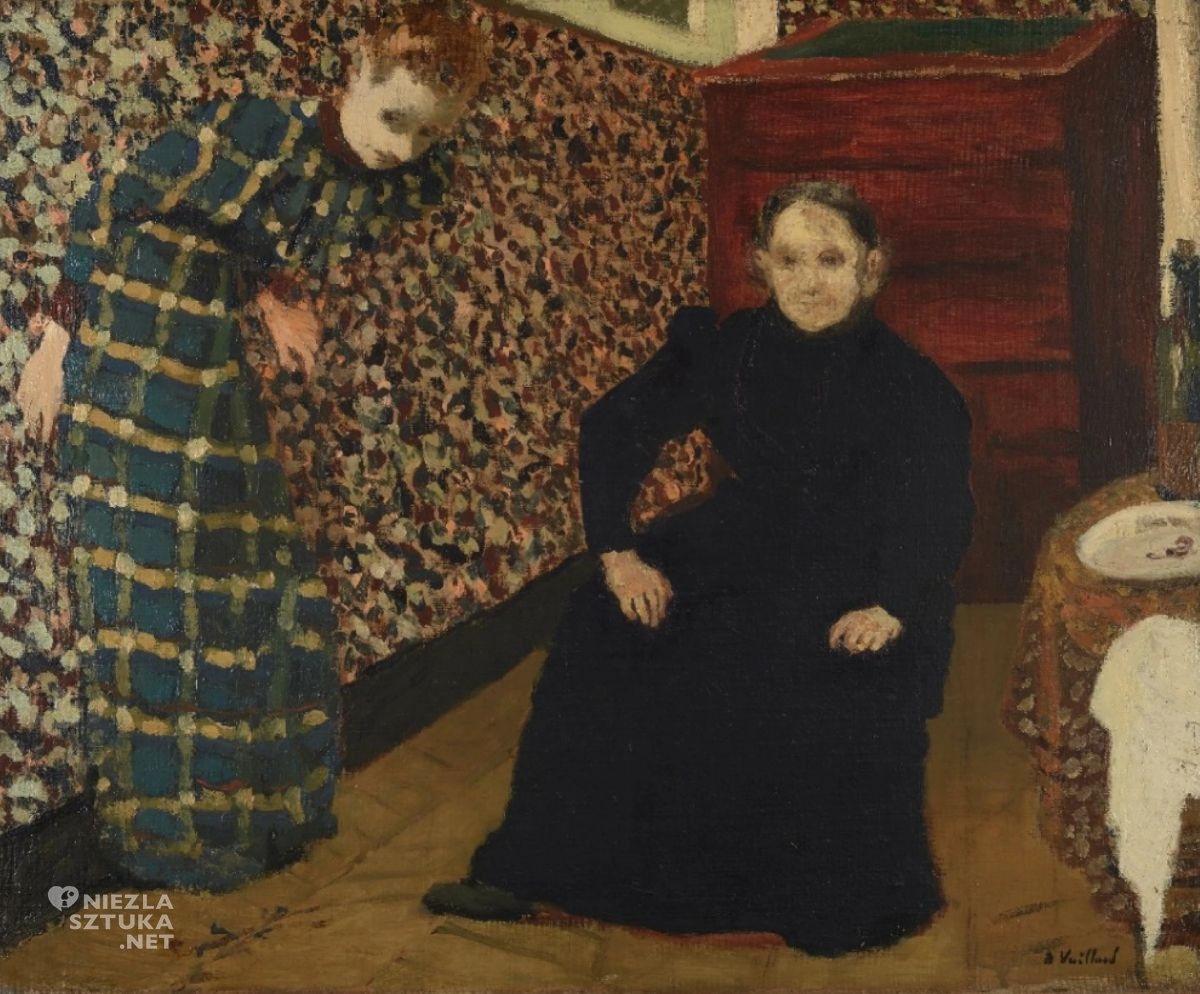 Edouard Vuillard, Matka i Siostra Artysty, obraz, sztuka, niezła sztuka