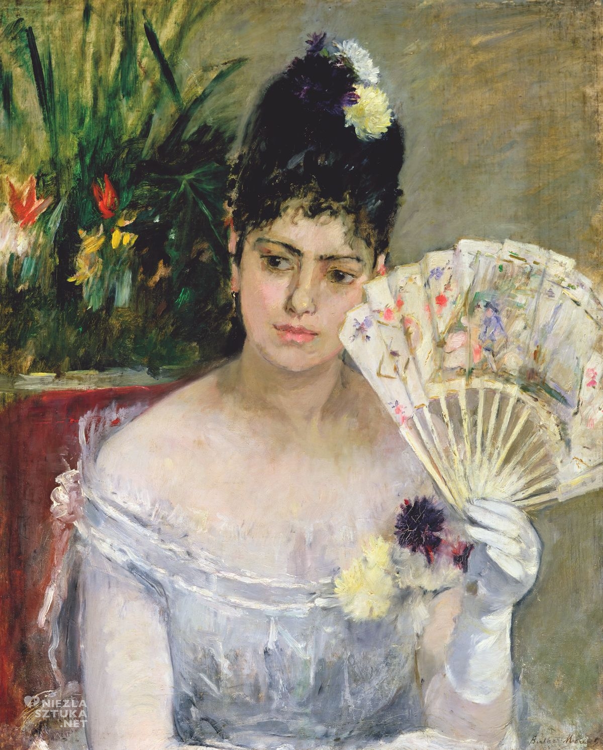 Berthe Morisot, Na balu, sztuka kobieca, sztuka francuska, niezła sztuka