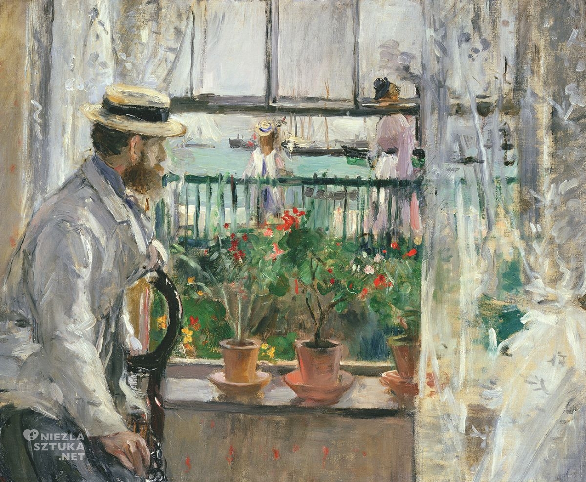 Berthe Morisot, Eugène Manet na wyspie Wight, sztuka kobieca, sztuka francuska, niezła sztuka