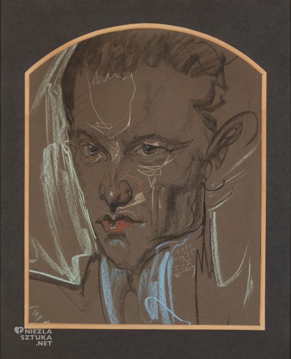 Witkacy, Stanisław Ignacy Witkiewicz, Portret Tadeusza Wawrzyńca Pietrzkiewicza, Muzeum Pomorza Środkowego, Słupsk, niezła sztuka