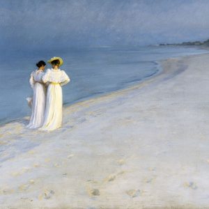 Peder Severin Krøyer, Letni wieczór na Skagen, Dania, sztuka skandynawska, Niezła Sztuka