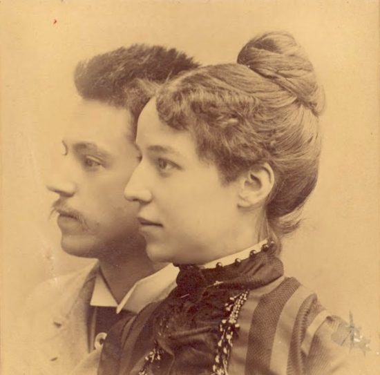 Joaquín Sorolla z żoną, Clotilde, żona, zdjęcie, archiwum, Antnio Garcia Peris, Museo Sorolla, Madryt, niezła sztuka