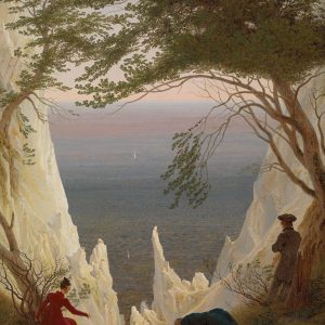 Caspar David Friedrich, Skały kredowe na Rugii, romantyzm, sztuka niemiecka, Niezła Sztuka