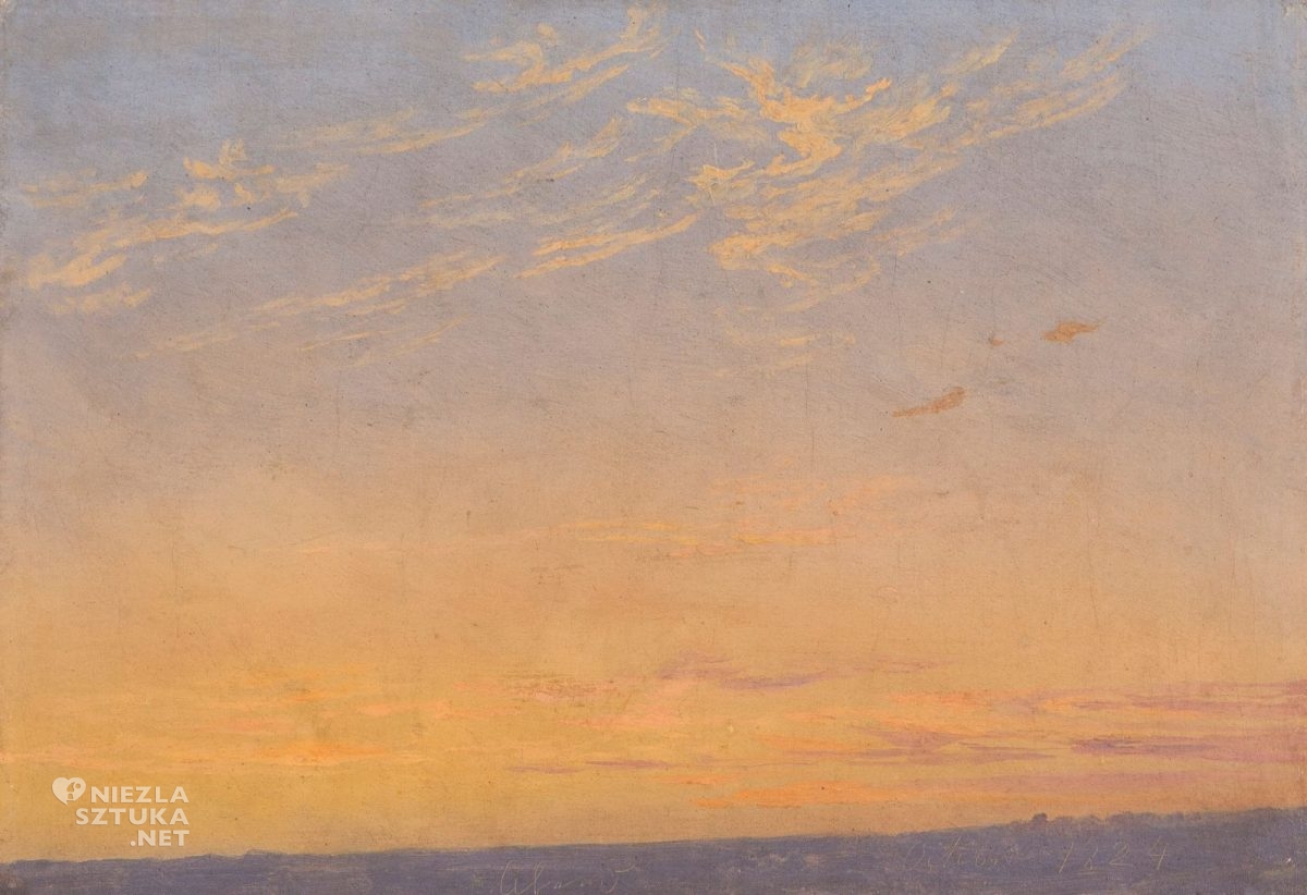 Caspar David Friedrich, Wieczór, romantyzm, sztuka niemiecka, Niezła Sztuka