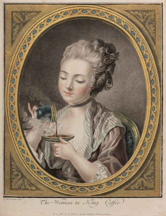 Louis-Marin Bonnet, historia kawy, Kobieta z kawą, portret, niezła sztuka