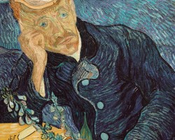 Vincent van Gogh, Portret, Paul Gachet, impresjonizm, wersja 1, olej, płótno, Paryż, Niezła sztuka