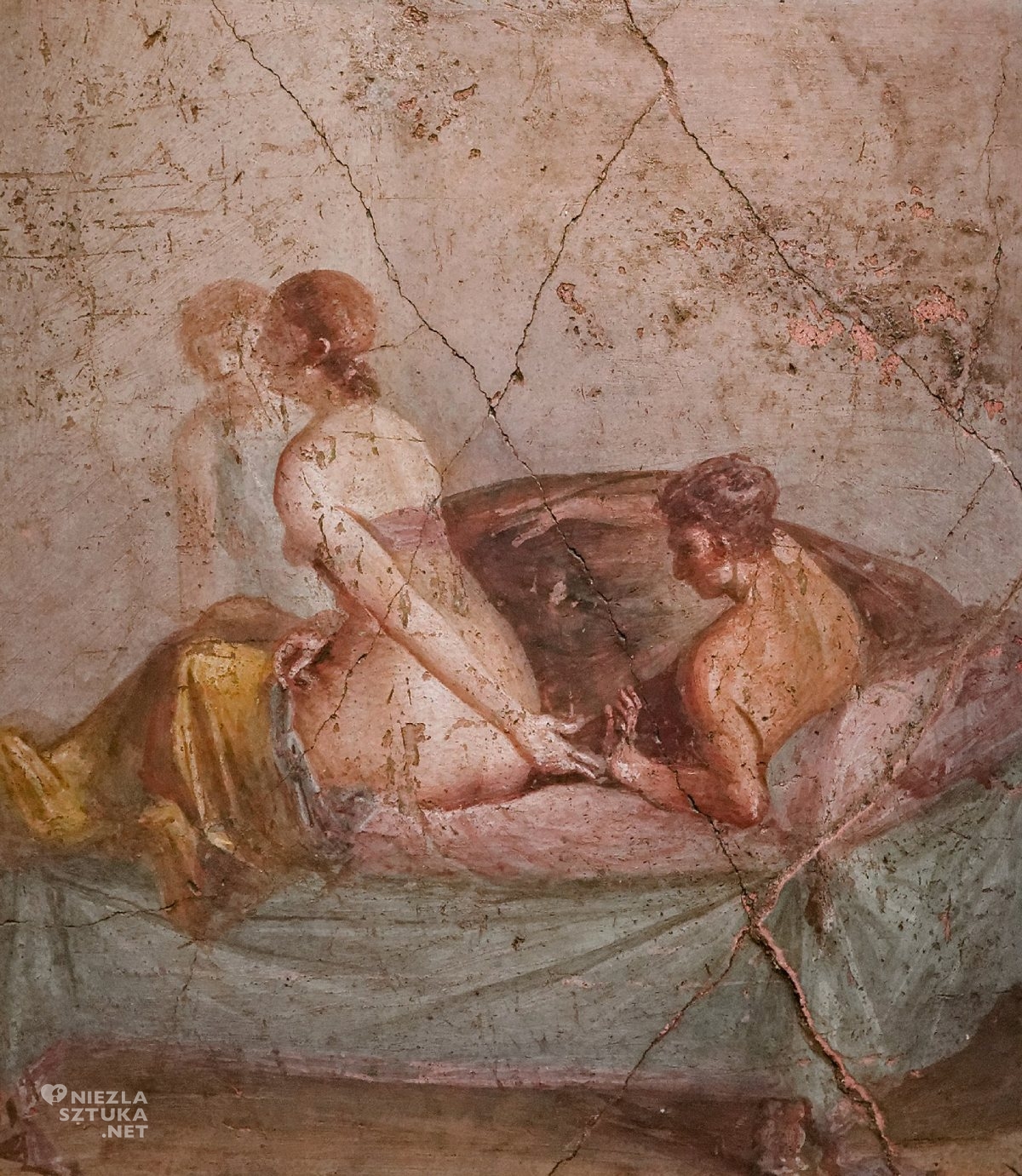 Pompeje, wykopaliska, freski z Pompejów, sztuka starożytna, sztuka erotyczna, niezła sztuka