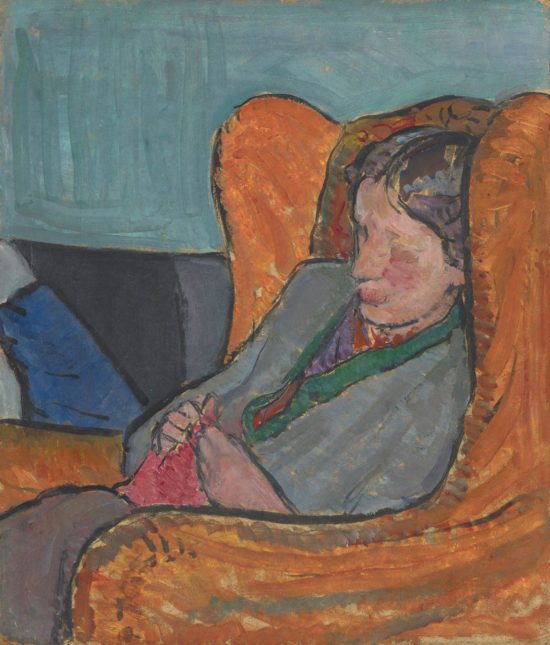 Vanessa Bell, Virginia Woolf, portret, kobiety w sztuce, portret kobiecy, olej, płótno, niezła sztuka