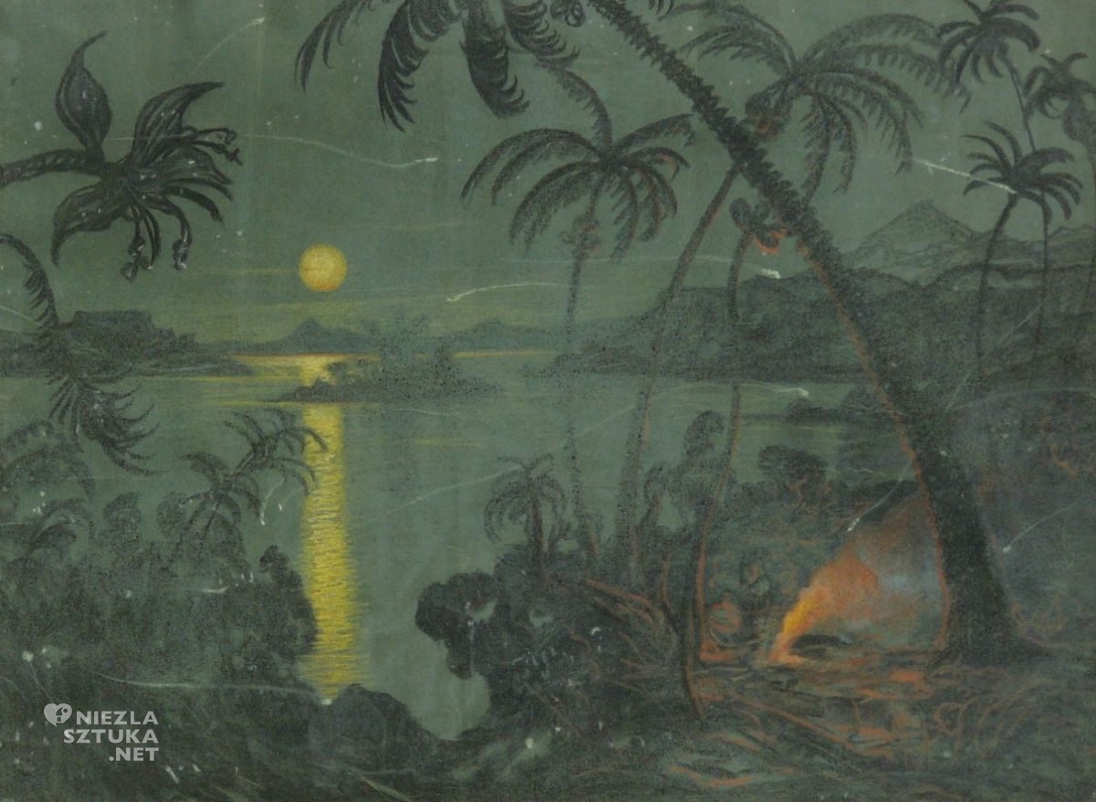 Stanisław Ignacy Witkiewicz, Witkacy, Pejzaż australijski, dwudziestolecie międzywojenne, abstrakcjonizm, Niezła Sztuka