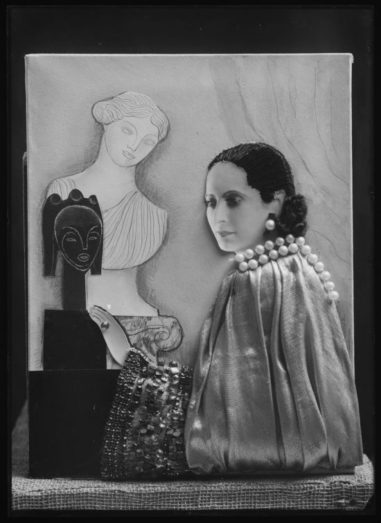 Alicja Halicka, wytłaczane romanse, Portret Heleny Rubinstein, kolaże, fotografia, archiwum, sztuka kobieca, kobiety w sztuce, niezła sztuka
