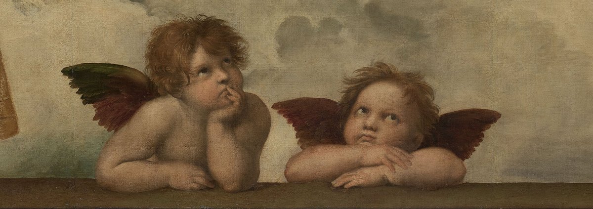 Rafael Santi, Madonna Sykstyńska, aniołki, sztuka włoska, Niezła sztuka