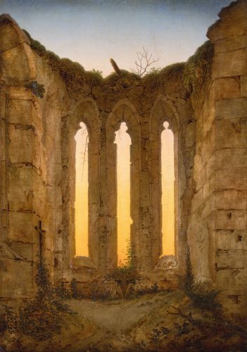 Caspar David Friedrich, Ruiny kościoła w Oybin, niezła sztuka