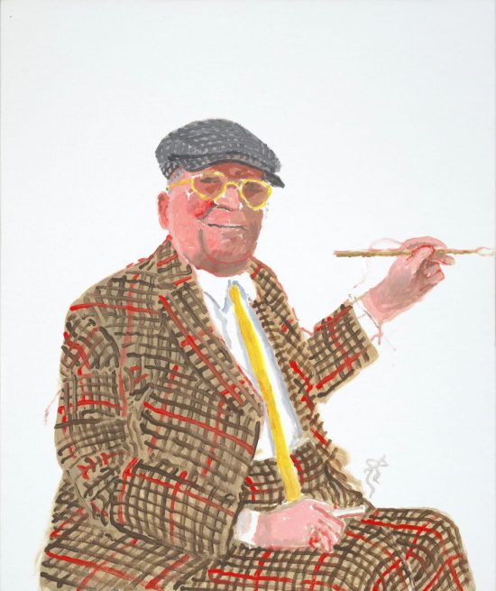 David Hockney, portret, autoportret, portret artysty, sztuka angielska, sztuka współczesna, niezła sztuka