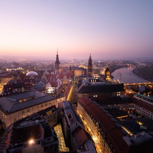 Drezno, widok Drezna, Stare miasto w Dreźnie, niezła sztuka