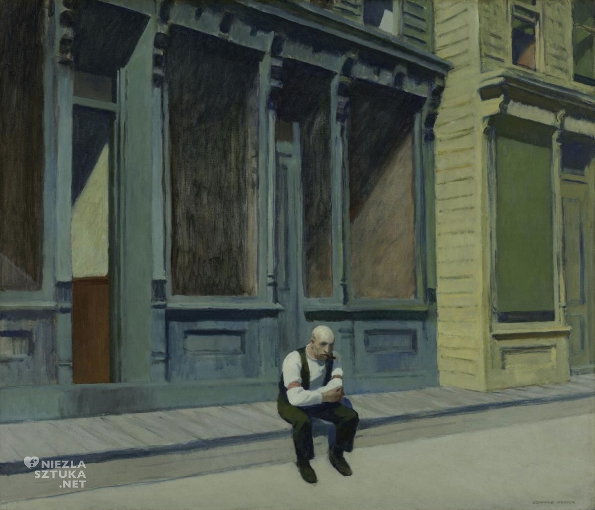 Edward Hopper, Niedziela, realizm, sztuka nowoczesna, Niezła Sztuka