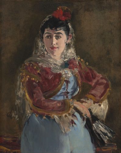 Édouard Manet, Portret Émilie Ambre jako Carmen, portret kobiety, olej, płótno, sztuka francuska, niezła sztuka