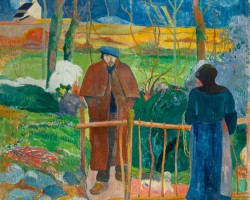 Paul Gauguin, Bonjour, Monsieur Gauguin, sztuka francuska, odniesienie, do innego obrazu, niezła sztuka