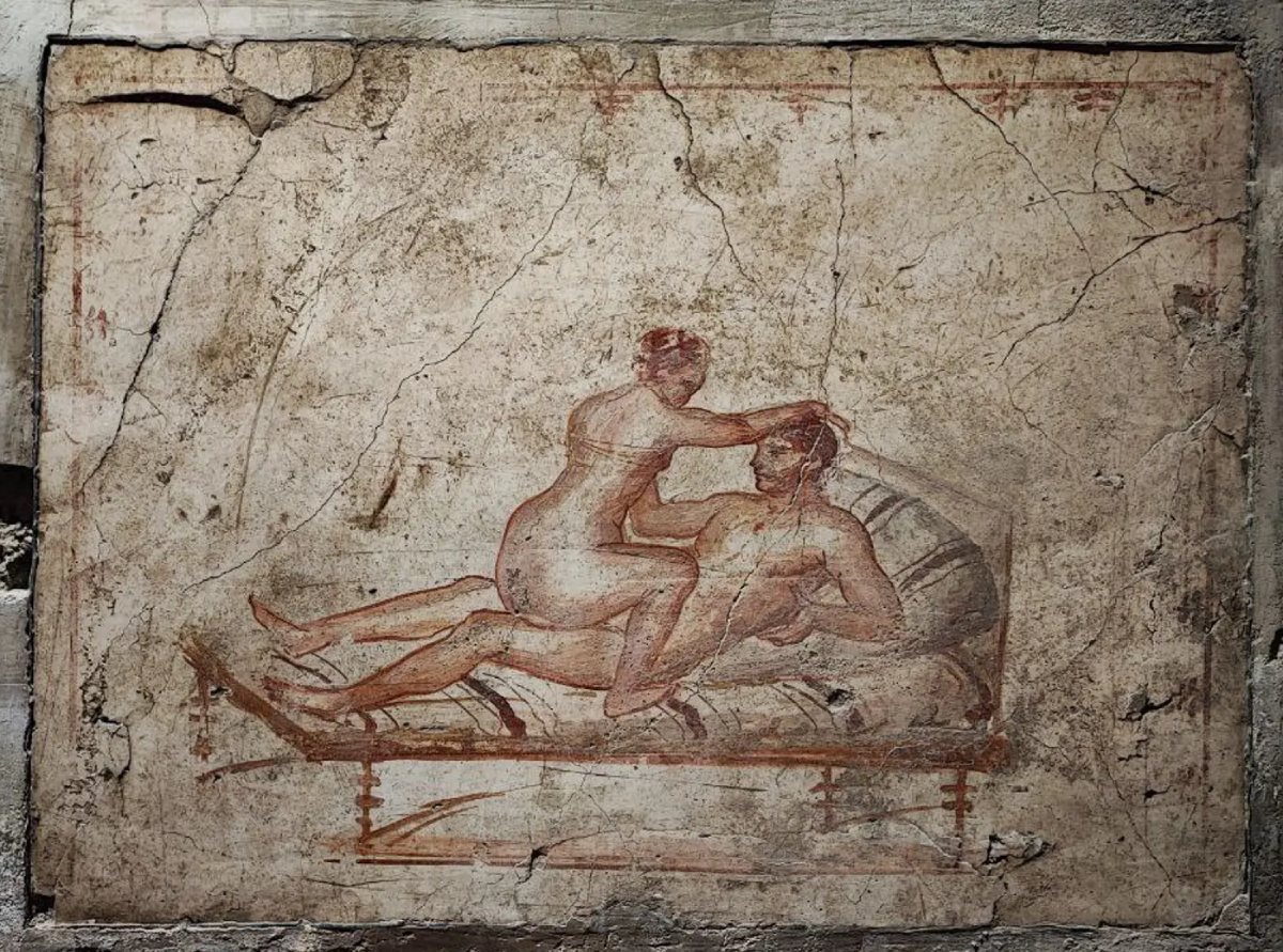 Casa dei Vettii, Pompeje, wykopaliska, freski z Pompejów, sztuka starożytna, sztuka erotyczna, lupanar, niezła sztuka