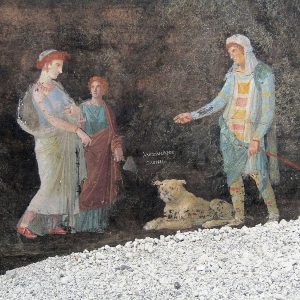 Fresk, Pompeje, sztuka starożytna, Niezła Sztuka