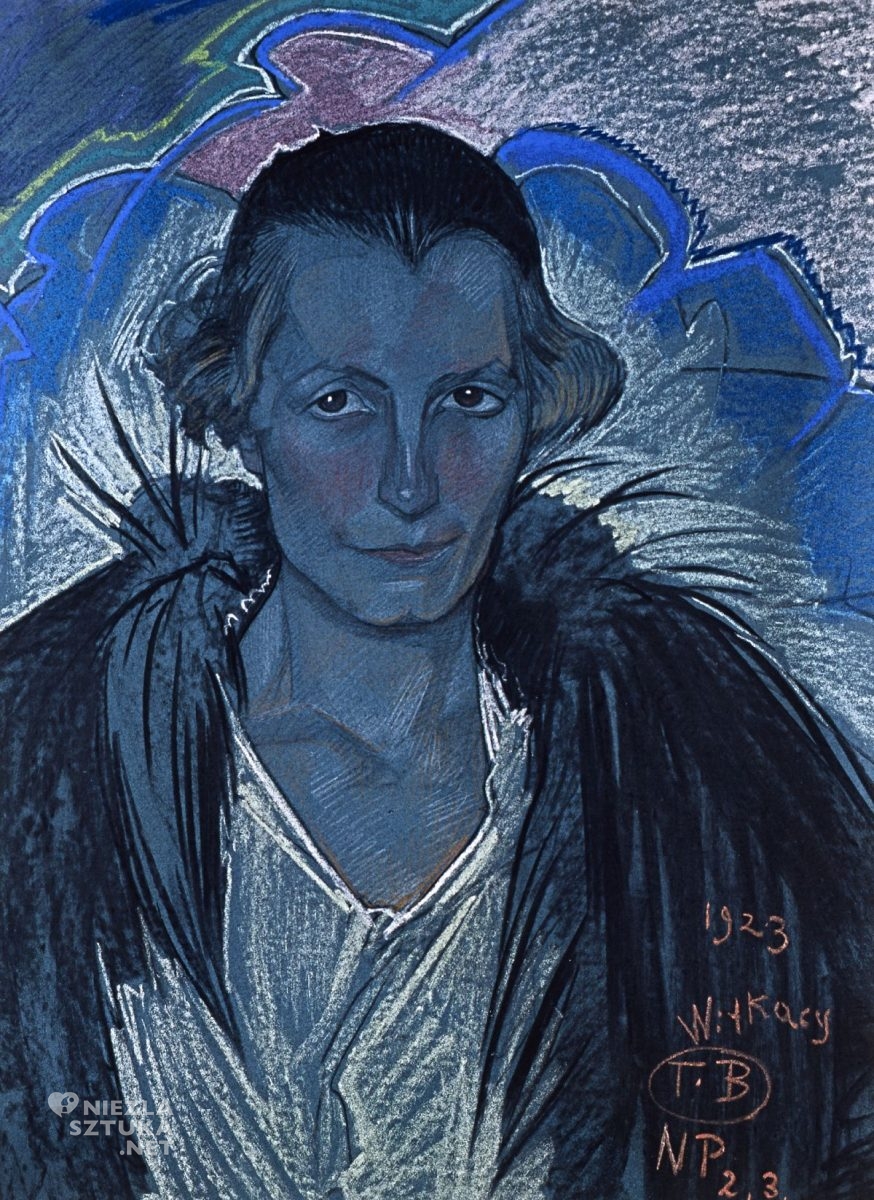 Witkacy, Słupsk, muzeum, Muzeum Pomorza Środkowego w Słupsku, Portret Marii Nawrockiej, wystawa, zdjęcia, pastel, niezła sztuka