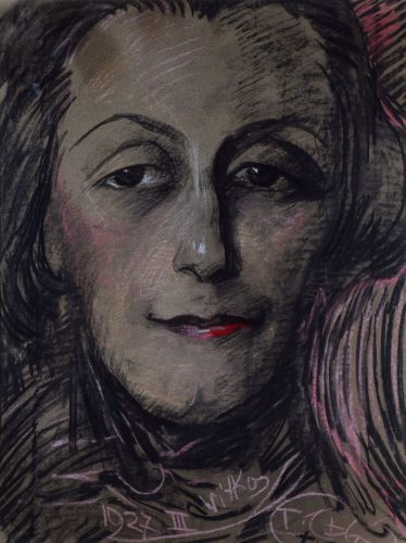 Witkacy, Słupsk, muzeum, Muzeum Pomorza Środkowego w Słupsku, Portret Marii Nawrockiej, wystawa, zdjęcia, pastel, niezła sztuka