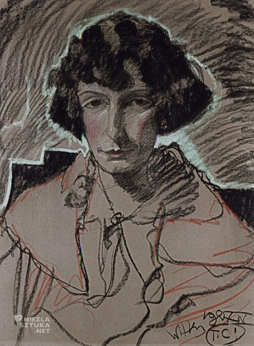 Witkacy, Słupsk, muzeum, Muzeum Pomorza Środkowego w Słupsku, Portret Marii Nawrockiej, wystawa, zdjęcia, pastel, niezła sztuka