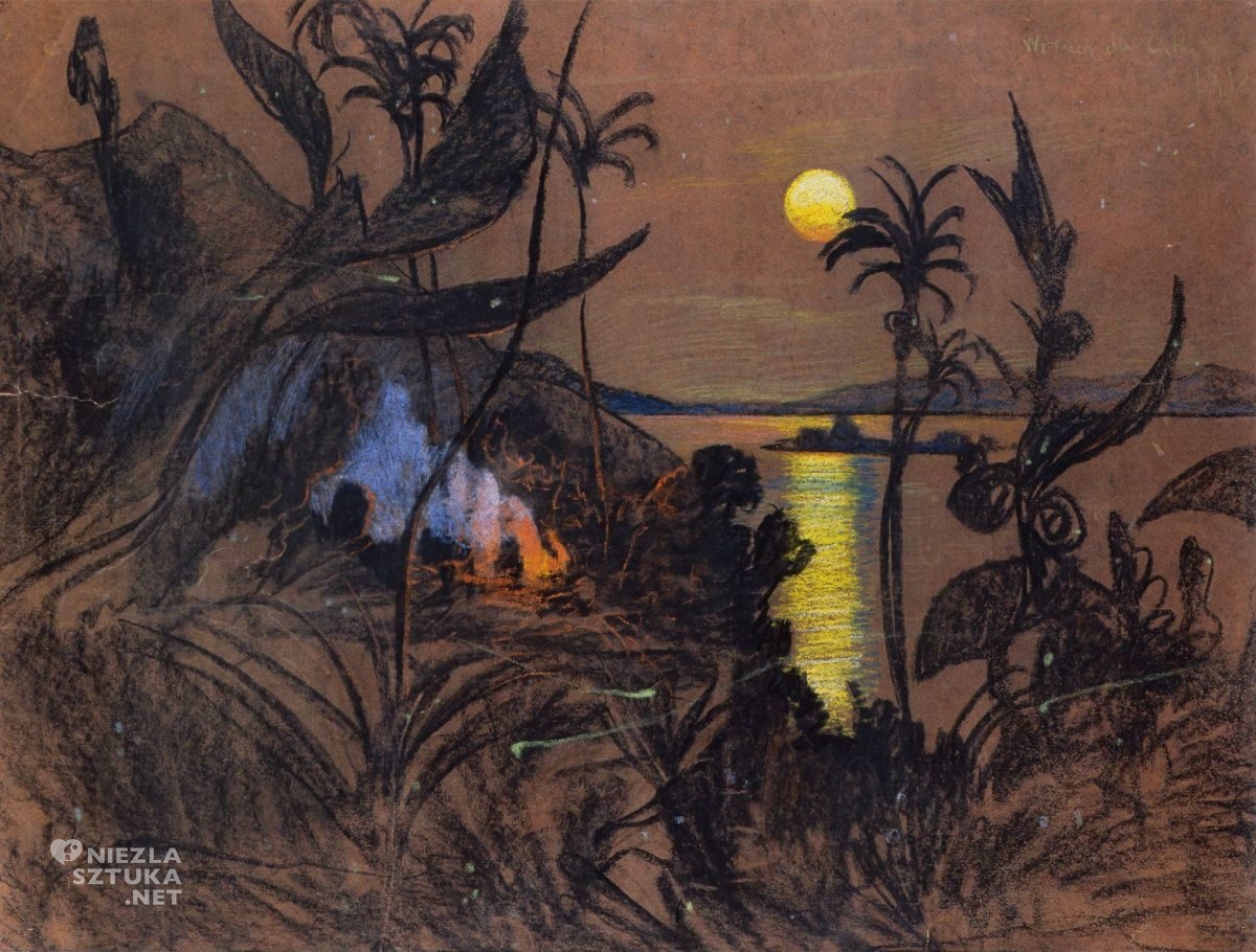 Stanisław Ignacy Witkiewicz, Witkacy, pejzaż australijski, abstrakcjonizm, dwudziestolecie międzywojenne, Niezła Sztuka