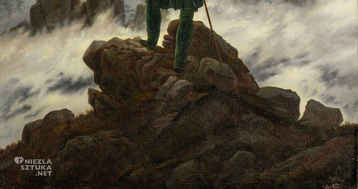 Caspar David Friedrich, wędrowiec nad morzem mgły, Niezła sztuka