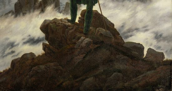 Caspar David Friedrich „Wędrowiec nad morzem mgły” » Niezła sztuka