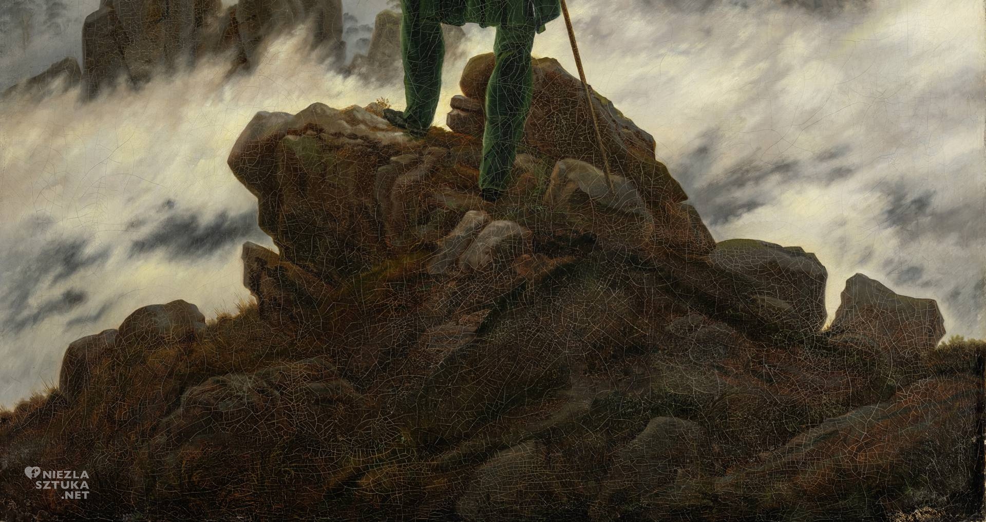 Caspar David Friedrich, wędrowiec nad morzem mgły, Niezła sztuka