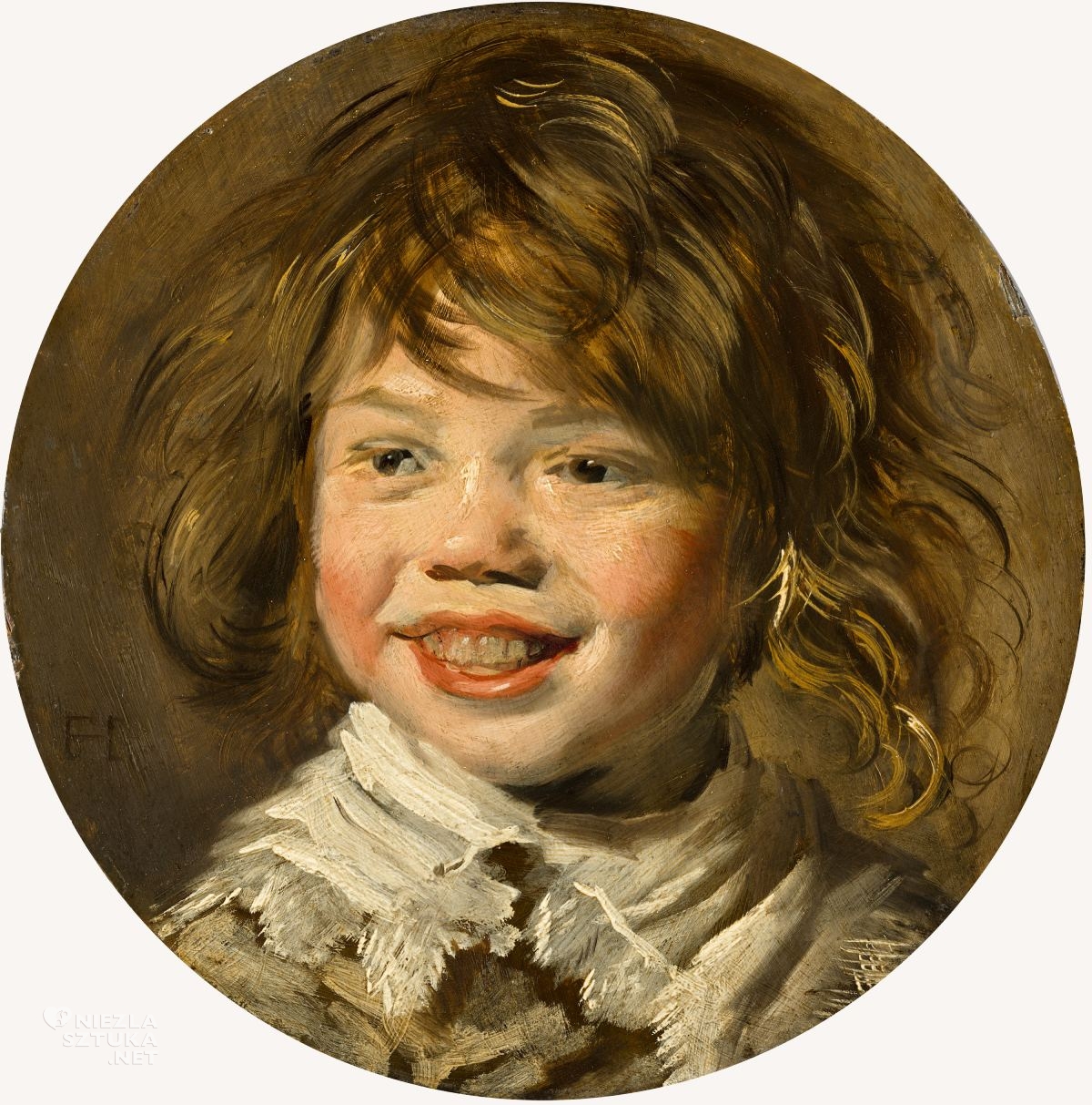 Frans Hals, Śmiejący się chłopiec, barok, dzieci w sztuce, Niezła Sztuka