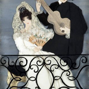 Alicja Halicka, Na balkonie, kolaż, Kolekcja Marka Roeflera, Villa la Fleur