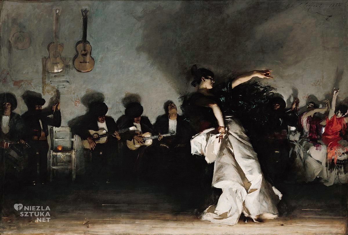 John Singer Sargent, El Jaleo, sztuka amerykańska, impresjonizm, Niezła Sztuka