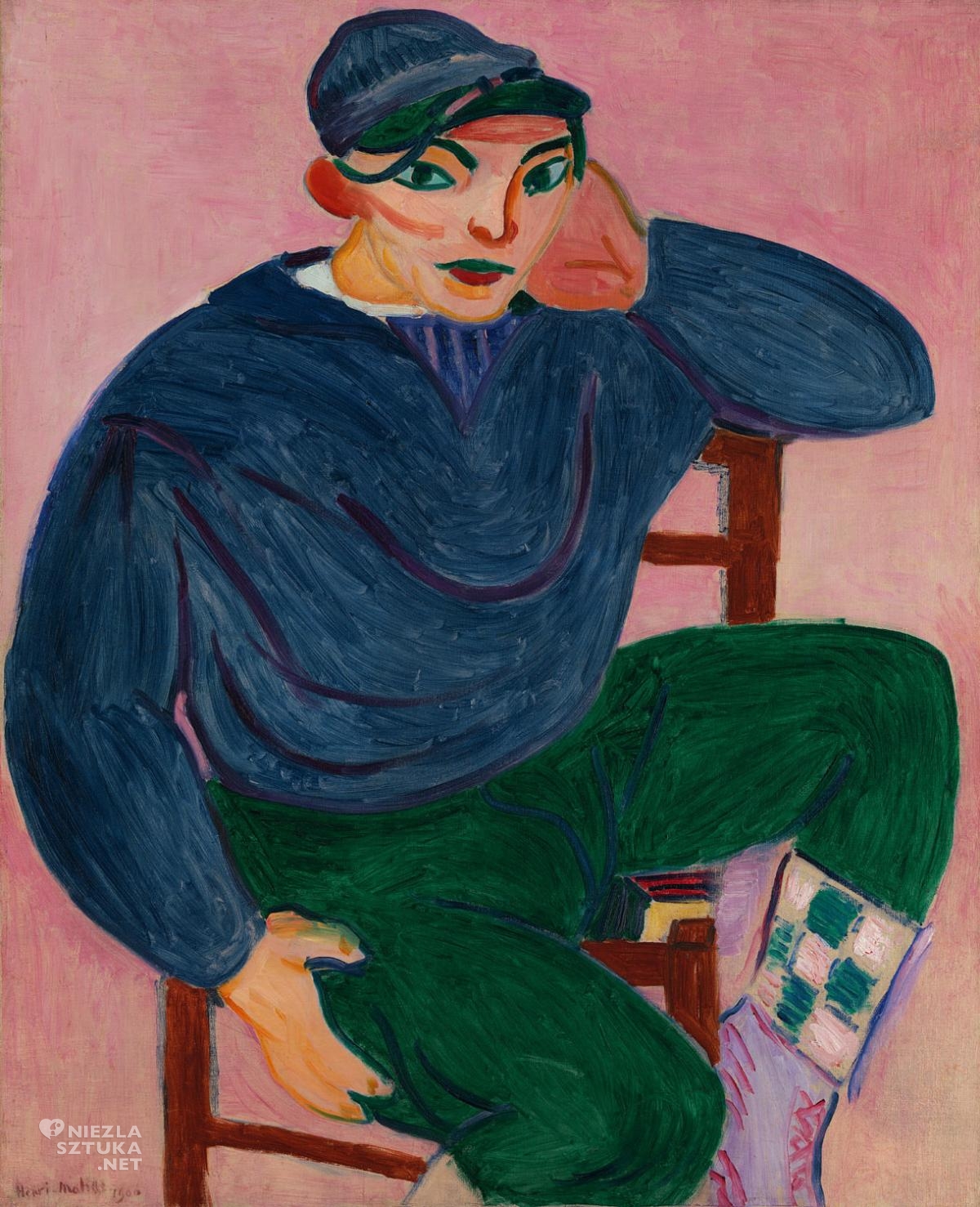 Henri Matisse, Młody marynarz II, fowizm, malarstwo francuskie, Niezła Sztuka