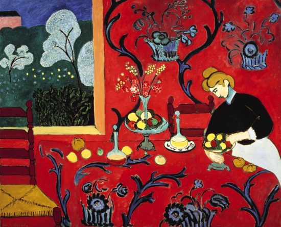 Henri Matisse, Deser: Harmonia w czerwieni, fowizm, malarstwo francuskie, Niezła Sztuka