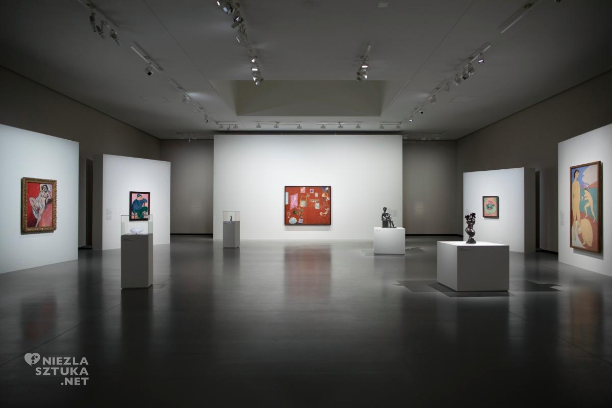 Wystawa Matisse, L’Atelier rouge, Matisse Czerwone studio, wnętrze wstawy, wystawa czasowa, Paryż, niezła sztuka