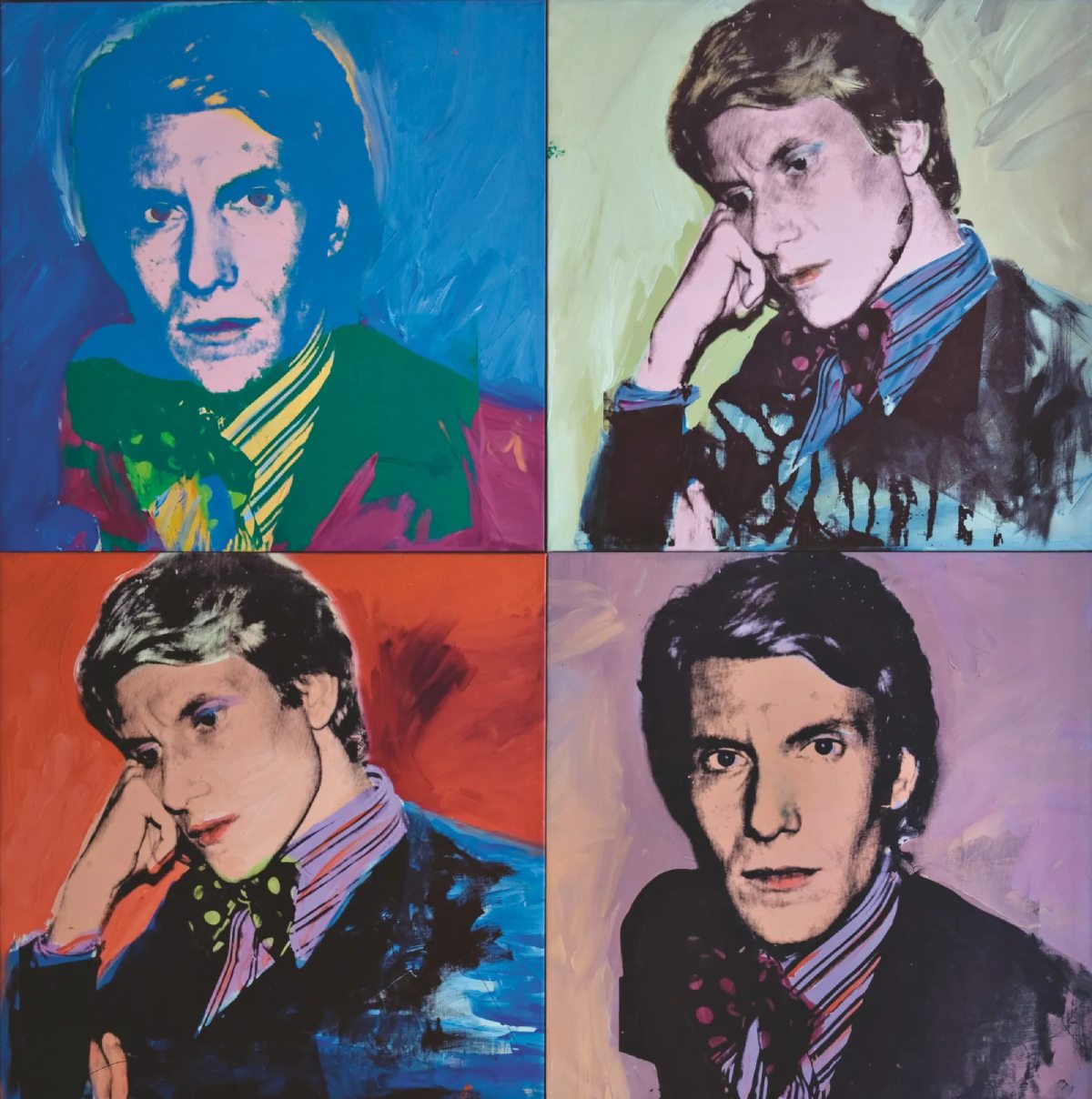 Andy Warhol, Yves Saint Laurent, portret, moda, projektant, Niezła Sztuka