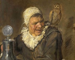 Frans Hals, Malle Babbe (Portret starej czarownicy z Haarlemu), sztuka niemiecka, kobieta z sową, niezła sztuka